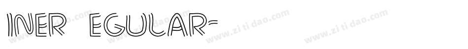 Liner Regular字体转换